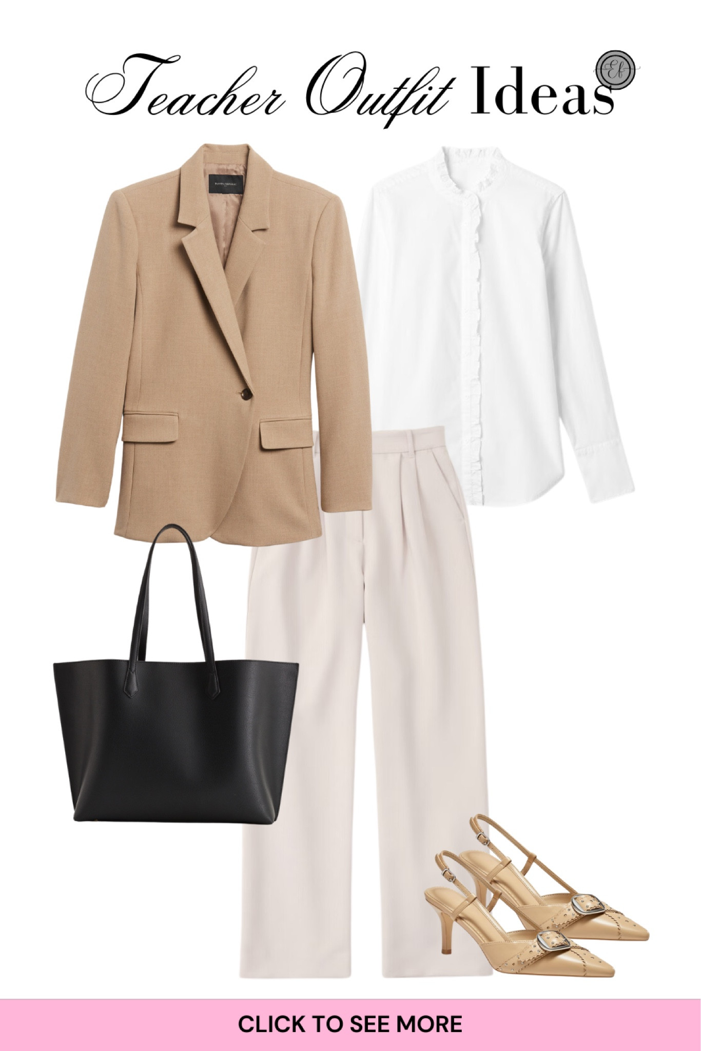 Teacher Outfit Ideas

Professional teacher style, back to school teacher outfit, back to school outfit, comfy work outfit ideas, neutral work outfit, minimal teacher outfit, blazer outfit ideas, fall office look, winter office look

#LTKStyleTip #LTKWorkwear #LTKBacktoSchool