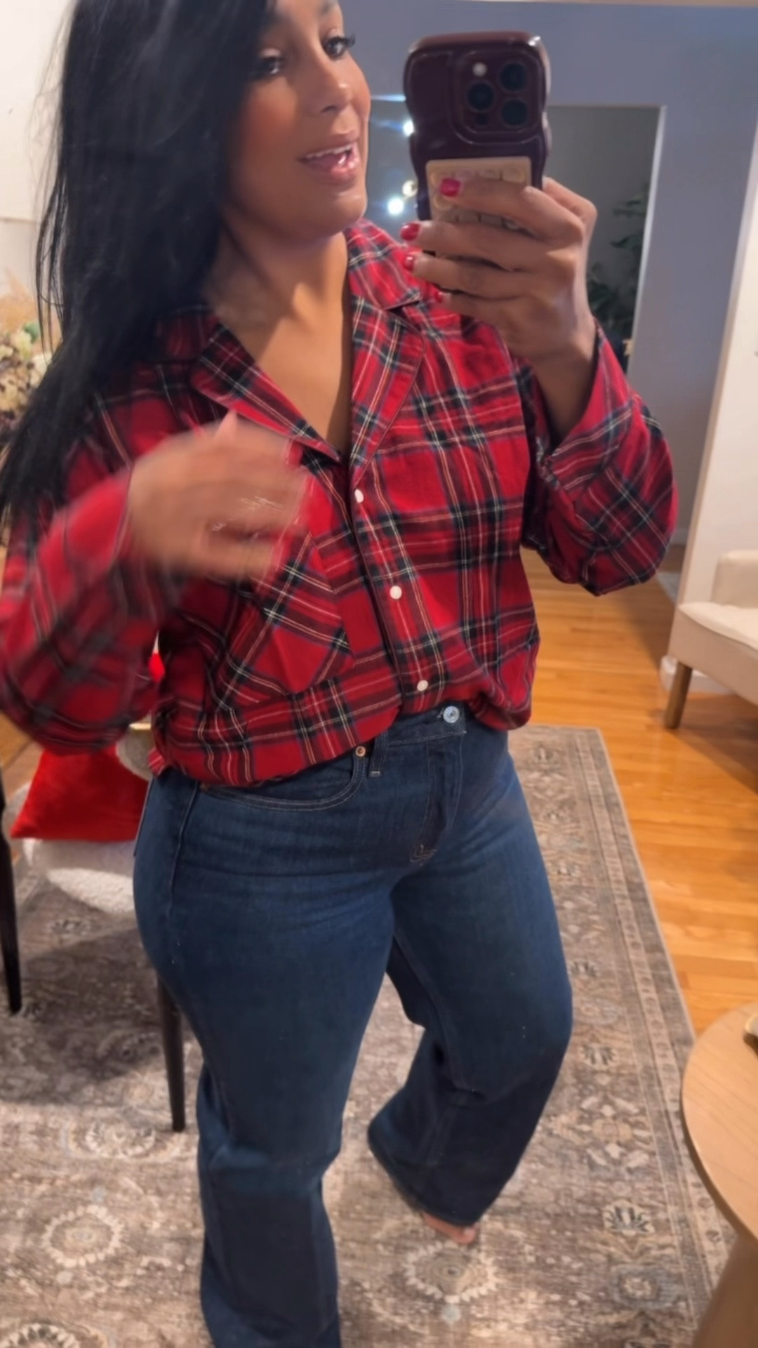 Styling this Abercrombie pajma top in so many ways⚡️🎄 use my code to save extra AFNATHALIE

#LTKCyberWeek #LTKHoliday #LTKgrwm