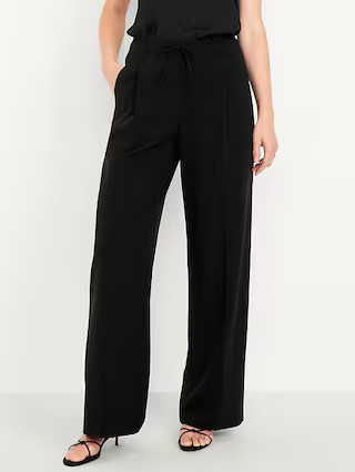 High-Waisted Billie Wide-Leg Trouser | Old Navy (US)