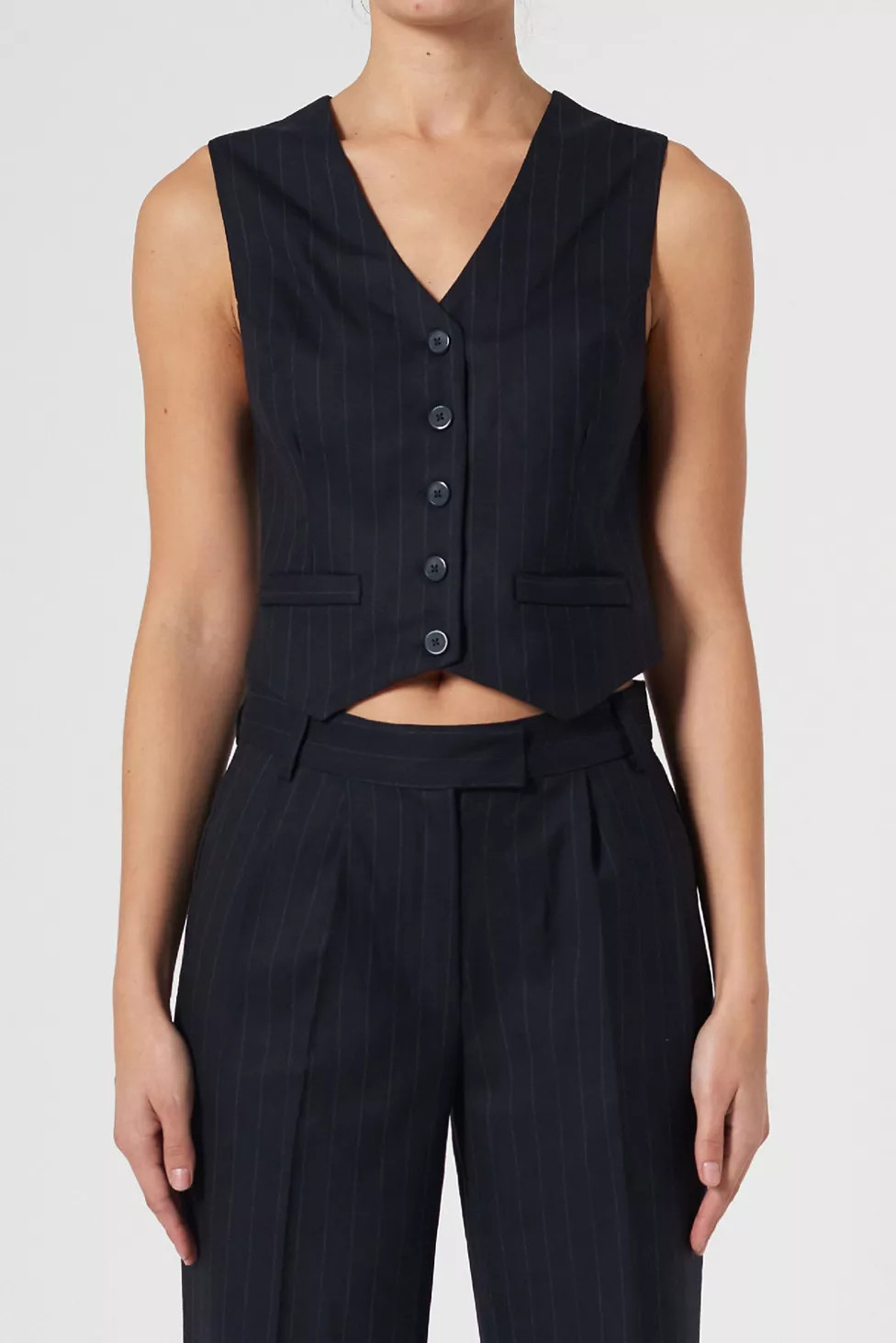 Neuw Pinstripe Vest | Urban Outfitters (US and RoW)
