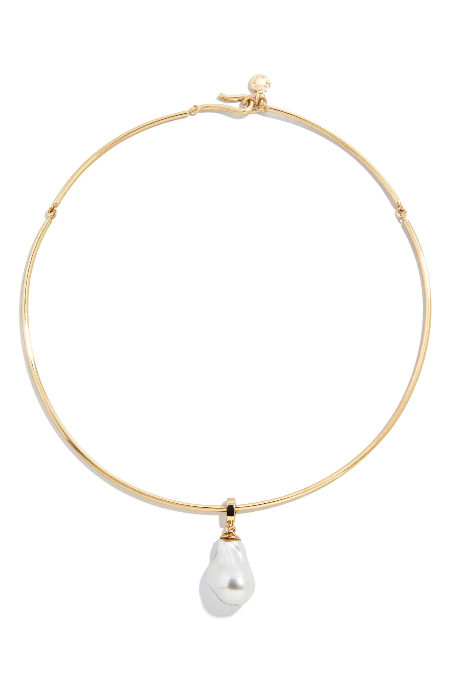 Teagan Faux Pearl Collar Necklace | Nordstrom