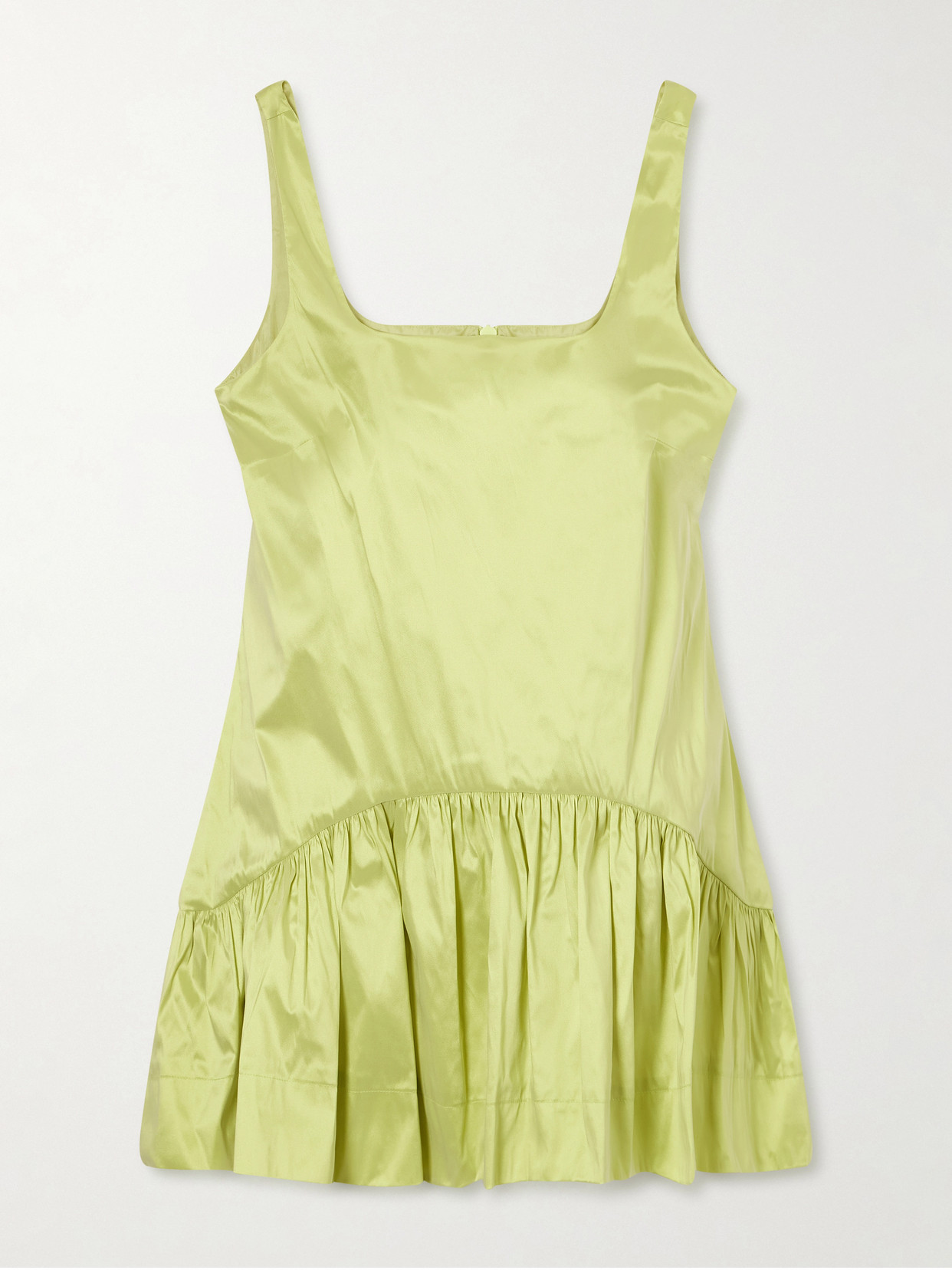 Simone Rocha - Taffeta Peplum Top - Green | NET-A-PORTER (UK & EU)