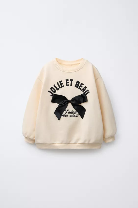 BOW SWEATSHIRT | Zara US