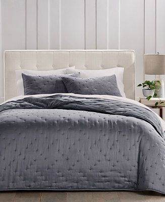 Hotel Collection Reversible Chenille 3-Pc. Coverlet Set, King, Created for Macy's - Macy's | Macy's