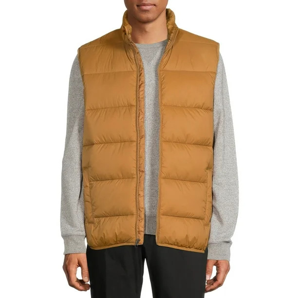 SwissTech Men's and Big Men's Puffer Vest, Up to Size 5XL - Walmart.com | Walmart (US)
