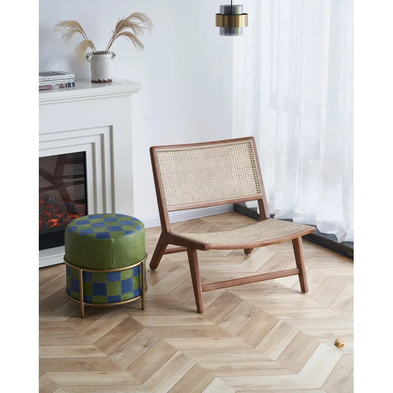 25.75'' Wide Natural Wood Cane Side Chair | Wayfair North America
