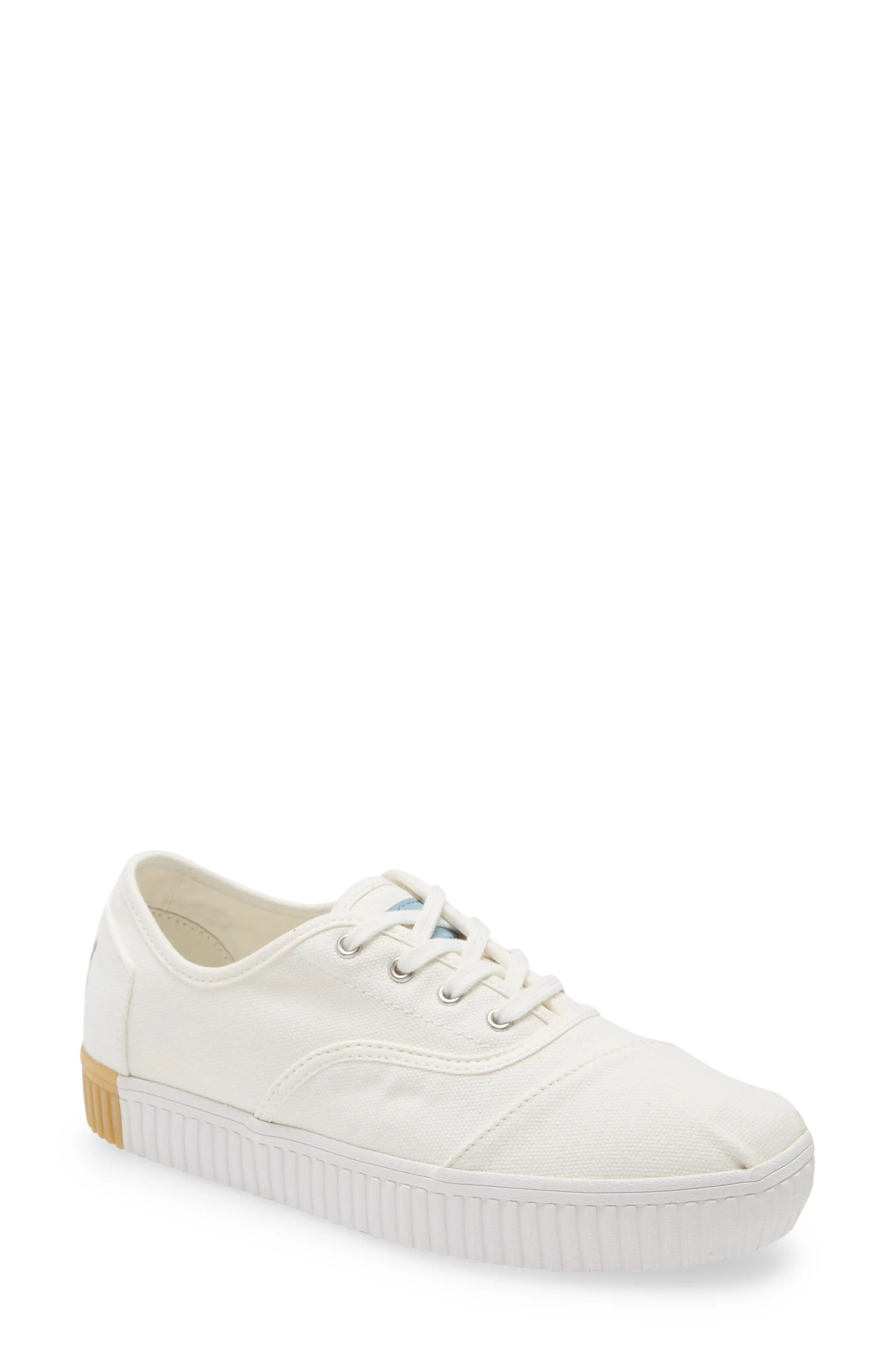 Women's Toms Cordone Platform Sneaker, Size 7 M - White | Nordstrom