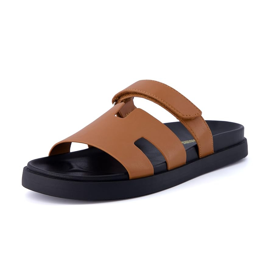 CUSHIONAIRE Women's Lotto footbed sandal with +Comfort, Wide Widths Available | Amazon (US)