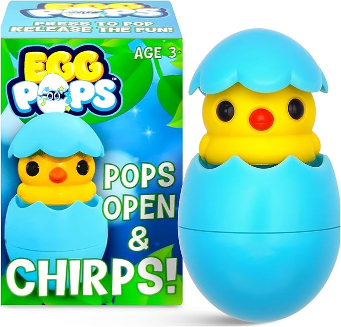 Egg Pops Animals Talking Pop & Play Egg Toys - Easter Basket Stuffers for Teens - Interactive Eas... | Amazon (US)