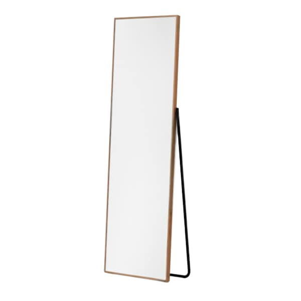 Walnut Easel Leaner Mirror, 18x64 | At Home