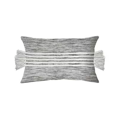 allen + roth Solid Gray Rectangular Lumbar Pillow | Lowe's