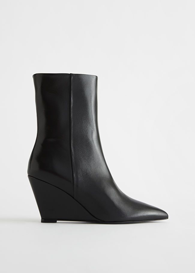 Leather Wedge Ankle Boots | & Other Stories (EU + UK)