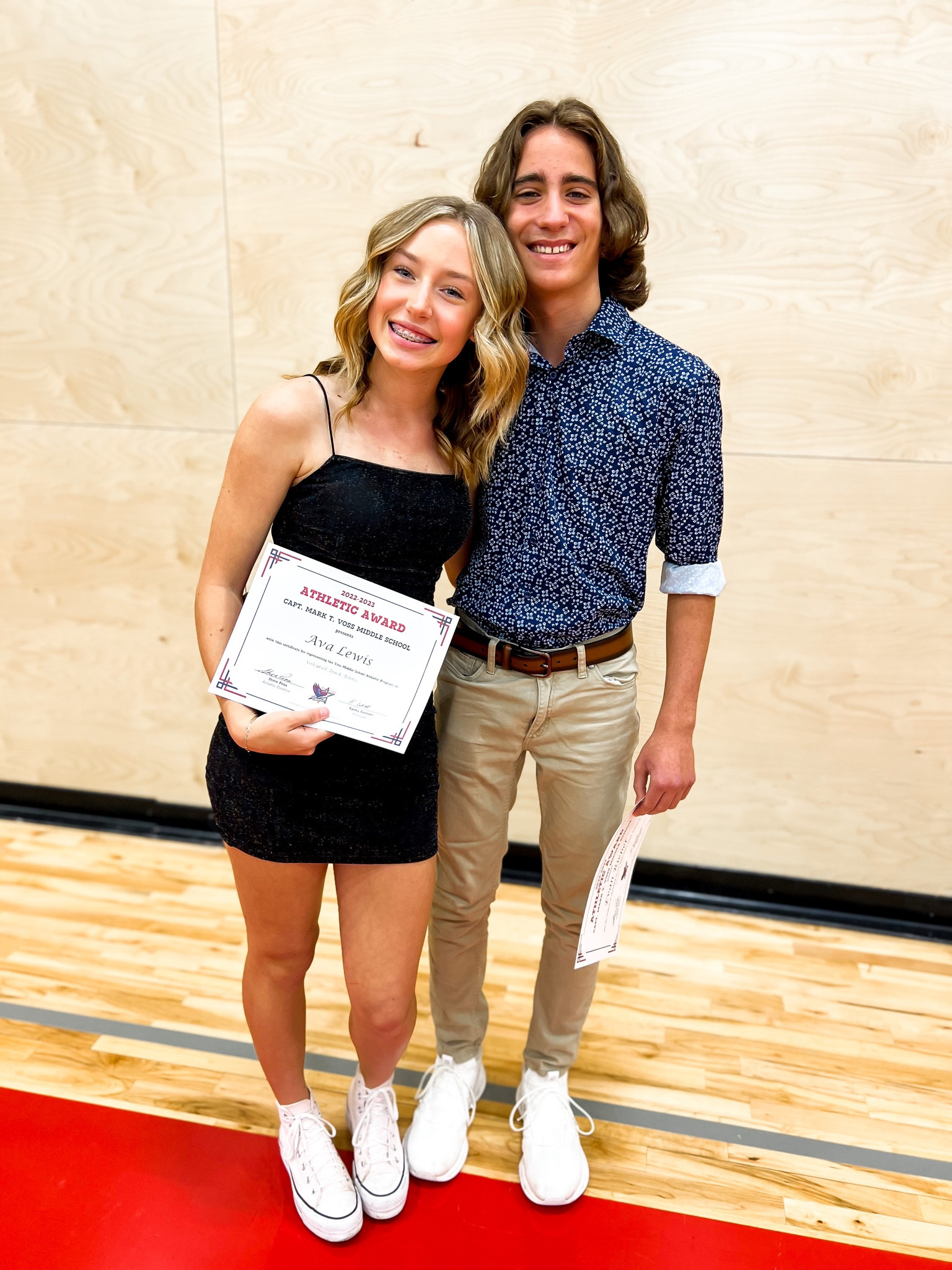 Athletics award dress 