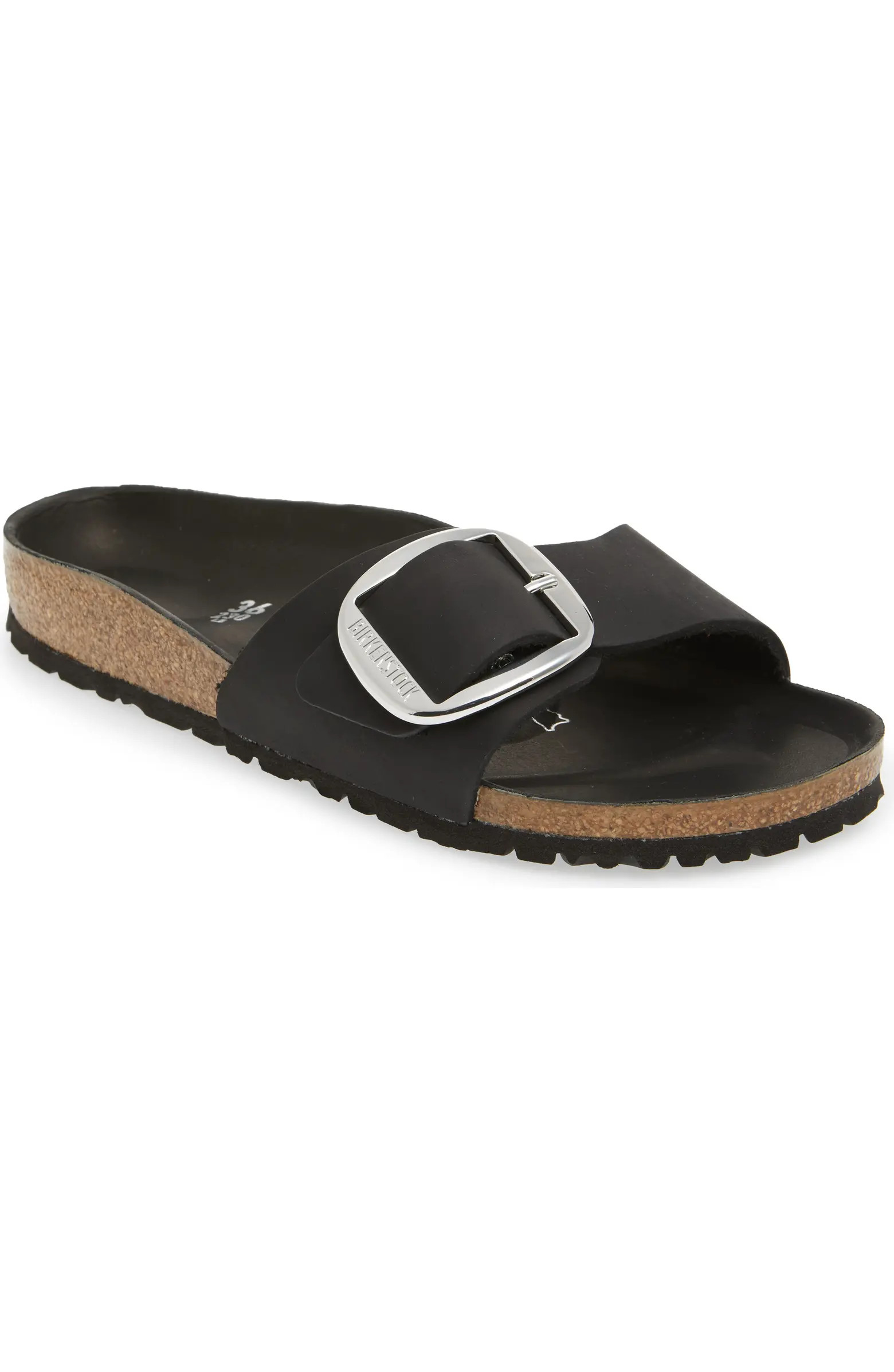 Birkenstock Madrid Big Buckle Slide Sandal (Women) | Nordstrom | Nordstrom