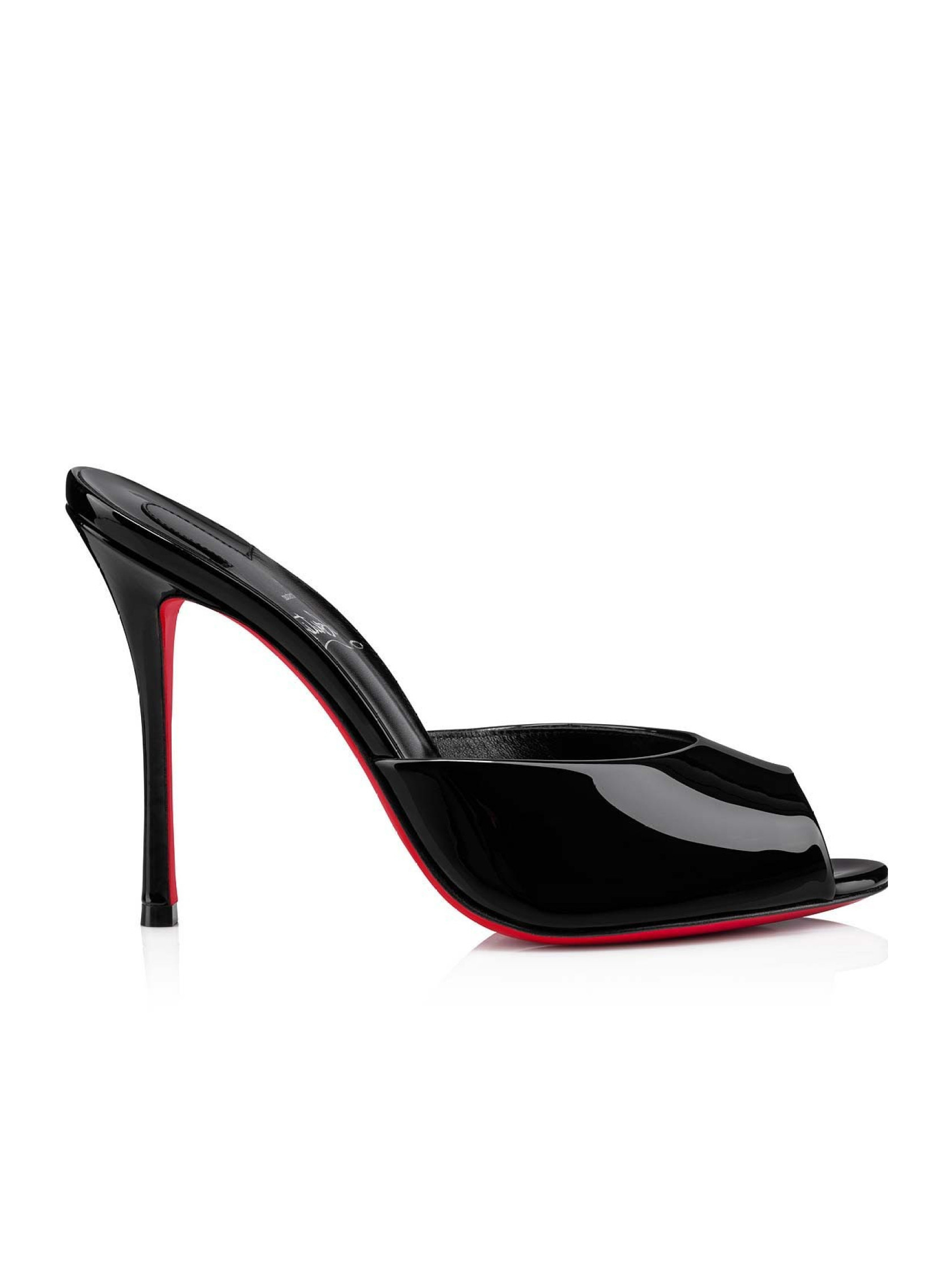Christian Louboutin Peep-Toe Mule Heeled Pumps | Senser US