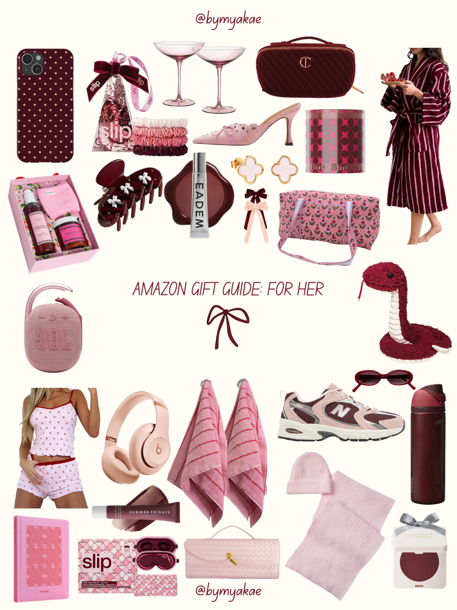 Amazon Gift Guide for Her | Pink & Cherry Crush 💗🍒

A playful Amazon gift guide filled with flirty pinks, cherry details, and cozy little luxuries. Think cute pajamas, beauty favorites, hair accessories, cozy robes, aesthetic tech, statement accessories, festive glassware, and feel-good everyday finds. Perfect for holiday gifting, stocking stuffers for her, Valentine-coded gifts, winter birthdays, or anyone who loves soft pink, red, and girly details.

amazon gift guide for her, pink amazon finds, cherry aesthetic gifts, amazon stocking stuffers, gift ideas for women, cozy gifts for her, holiday gift guide, aesthetic amazon finds

#AmazonGiftGuide #AmazonFinds #GiftIdeasForHer #PinkAesthetic #CherryAesthetic #StockingStuffers #HolidayGifts #AmazonFashion #PinterestFinds #GiftInspo 

 #LTKGiftGuide #LTKHoliday #LTKSaleAlert
