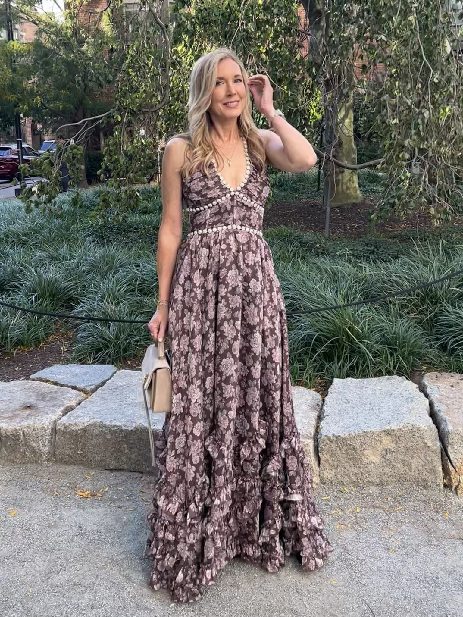 Wedding guest dress for formal, black-tie, & semi-formal weddings!

I wore this gorgeous dress to a wedding in Boston the first weekend of October and it was perfection. I got so many compliments on the dress and I felt like a million bucks! The jewel details around the neckline are so pretty and the back is corseted so it’s almost as pretty from the back as it is from the front! Spendy but worth it, I’ll wear it to another wedding in the spring!
Fall wedding or party.
Spring wedding or party.


#LTKwedding #LTKparties