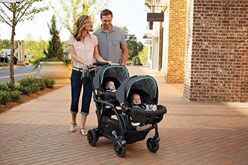 Graco Modes Duo Double Stroller | 27 Riding Options for 2 Kids, Basin | Amazon (US)