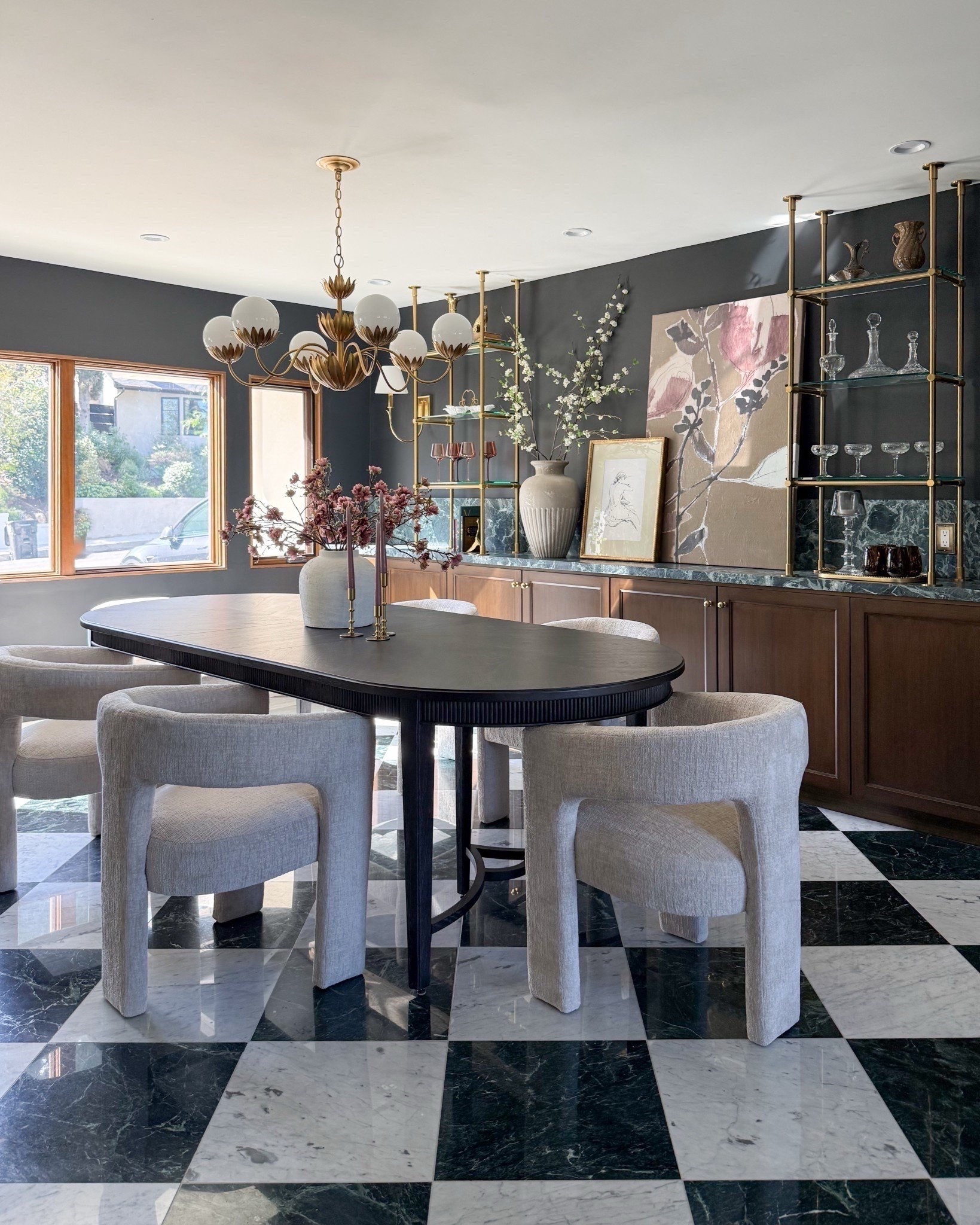 Dining room links 🤍 A mix of affordable and higher end! Shelving is the Simon unit from Iron Abode (couldn’t link). 

#LTKvlog #LTKSeasonal #LTKHome