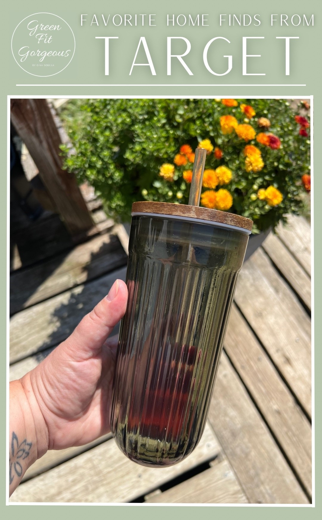 This tumbler from Target has been working overtime for me all summer. I love them so much I have 4 of them. They are still in stock. Get’em while you can!

#LTKFindsUnder50 #LTKHome #LTKSeasonal