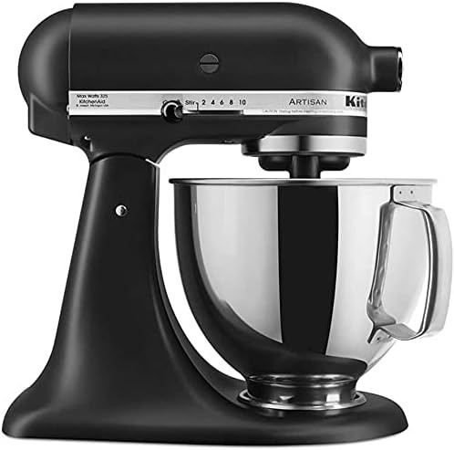KitchenAid 5-Qt. Tilt-Head Stand Mixer KSM150PSBM Artisan Series, 5 Quart, Black Matte | Amazon (US)