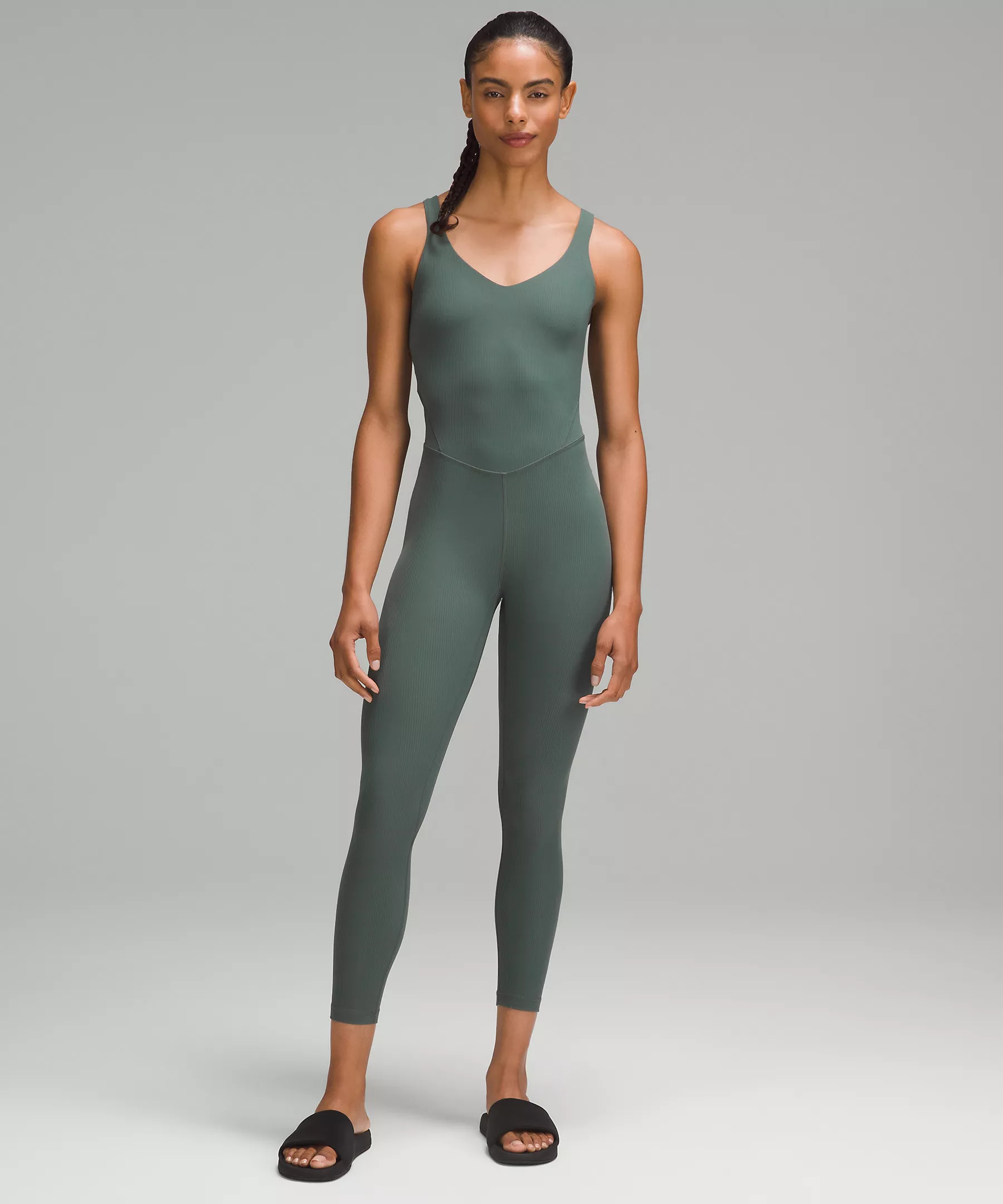 lululemon Align™ Ribbed Bodysuit 25" | Women's Dresses | lululemon | Lululemon (US)