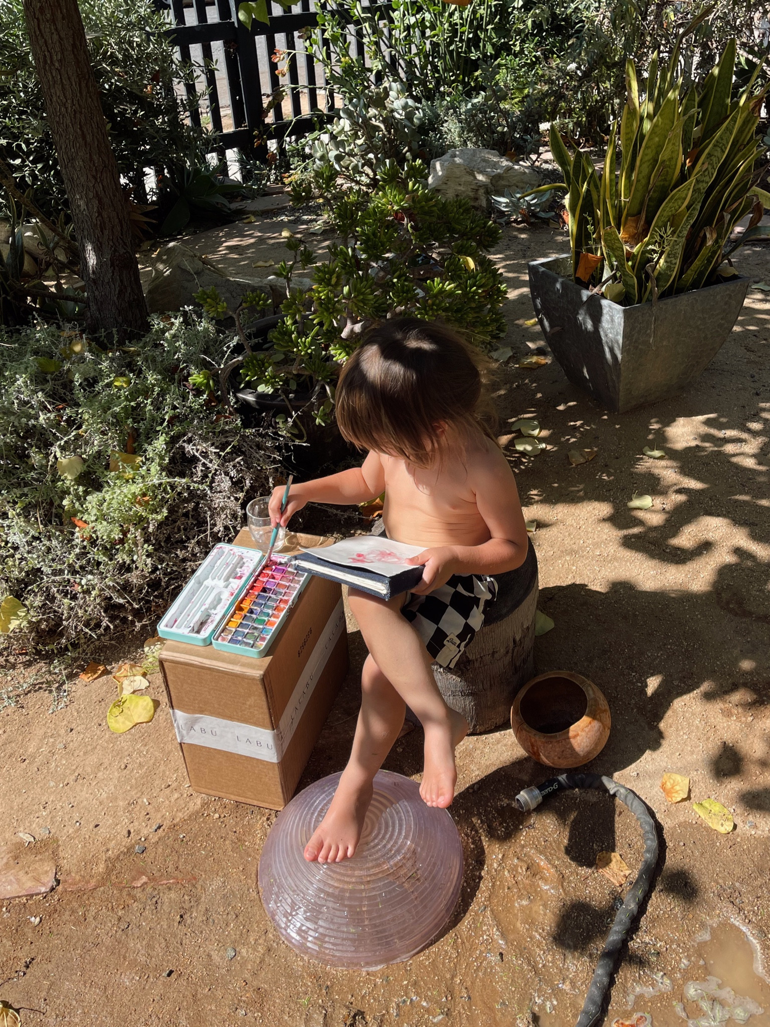 Linking my favorite watercolor set for the kids! We’ve had it for a couple years now and it’s handled their wear and tear with no problem. *I* love using this set for my own art because the colors are so vibrant and pigmented— not like a normal children’s set! 