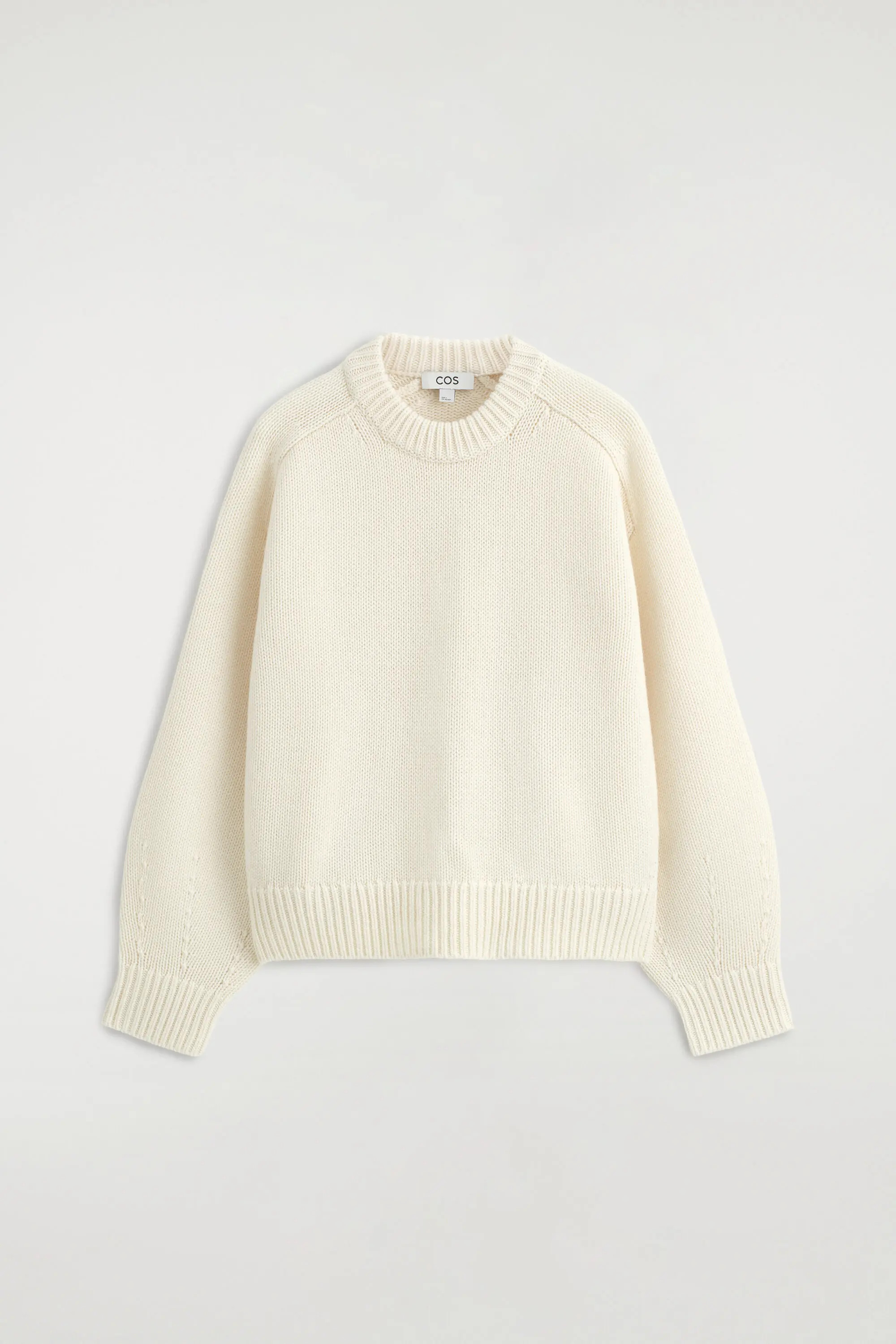 COS Rounded Wool Crew-Neck Sweater (Women) | Nordstrom | Nordstrom
