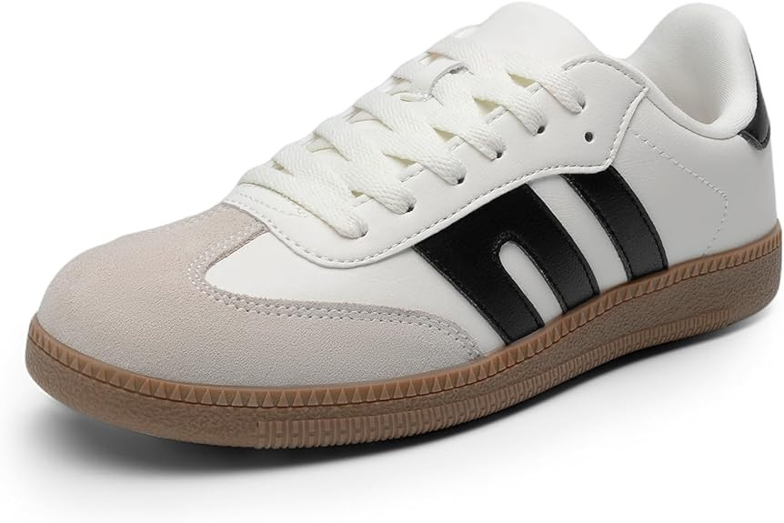 DREAM PAIRS Women's Tennis Sneakers Walking Flat Low-Top Casual Lace-Up Comfortable Nia Fashion S... | Amazon (US)