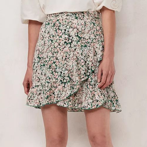 Women's LC Lauren Conrad Ruffle Mini Skirt | Kohl's