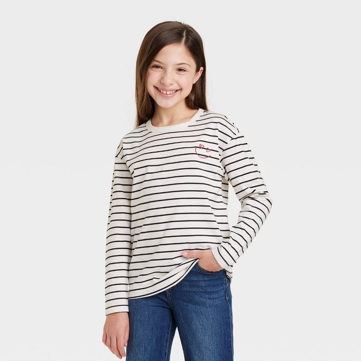 Kids' Long Sleeve Striped T-Shirt - Cat & Jack™ | Target