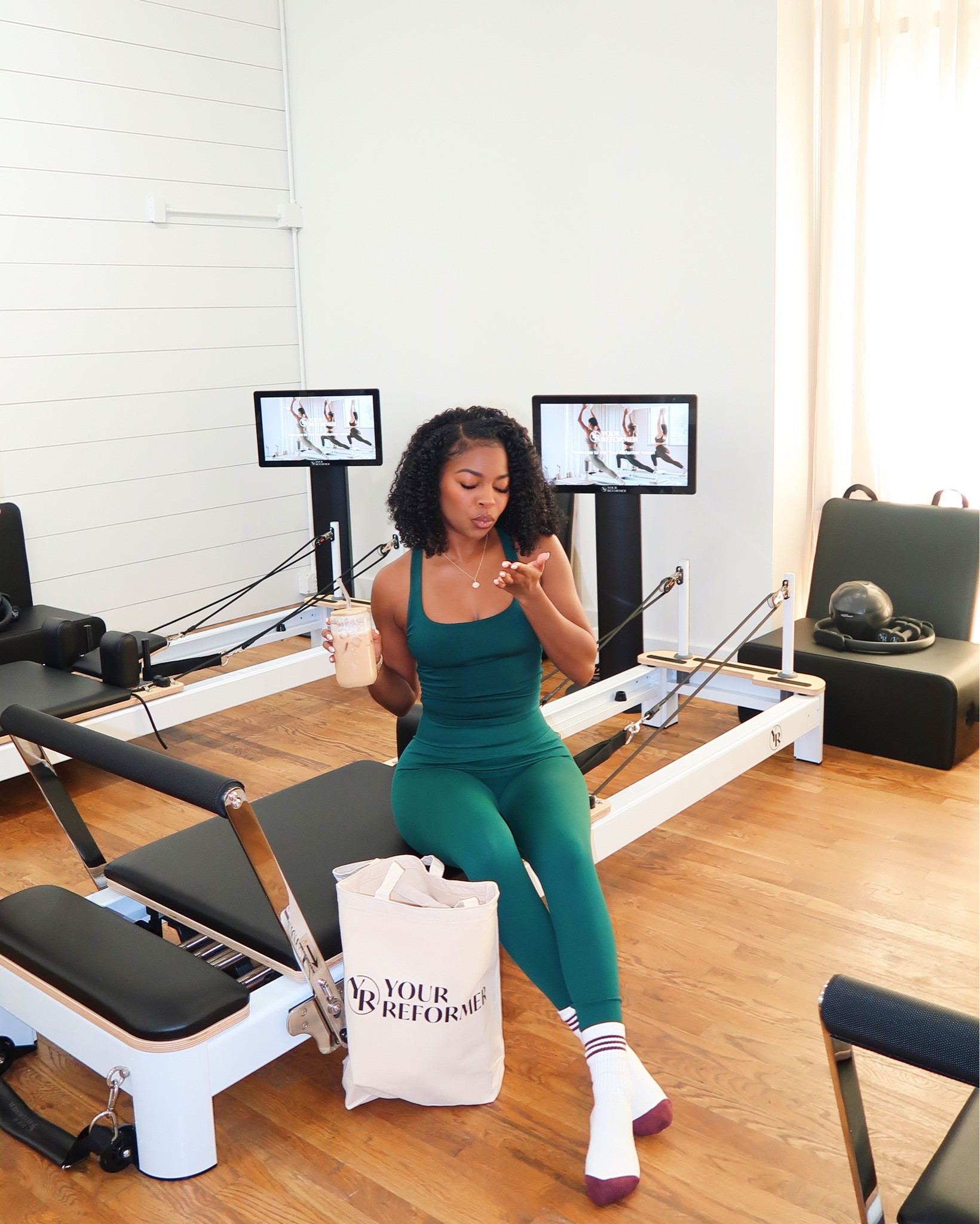 Cute Pilates set! Wearing an XS! 

#LTKSeasonal #LTKHalloween #LTKFallSale