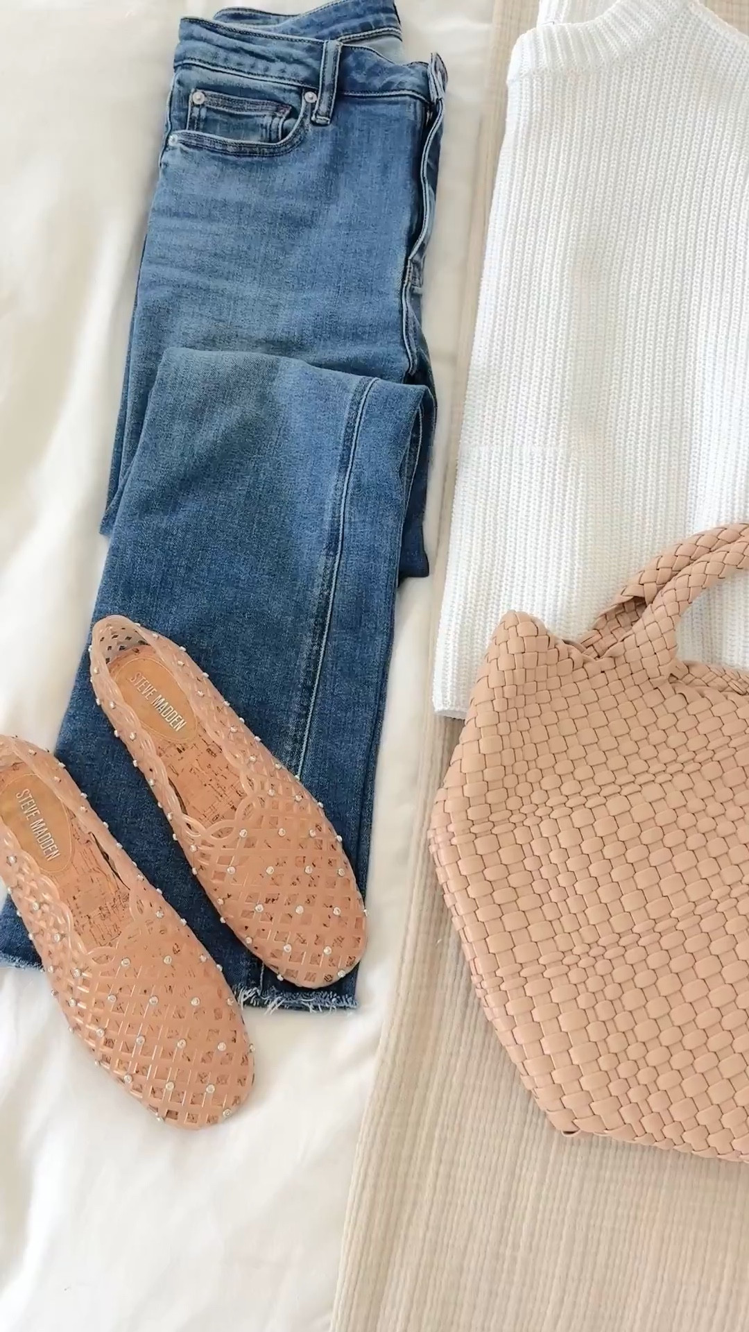 Spring outfit!  Sharing a save option for this sweater.  I am 5’11” and have the 30” inseam in the jeans.  

#LTKgrwm #LTKootd #LTKTall