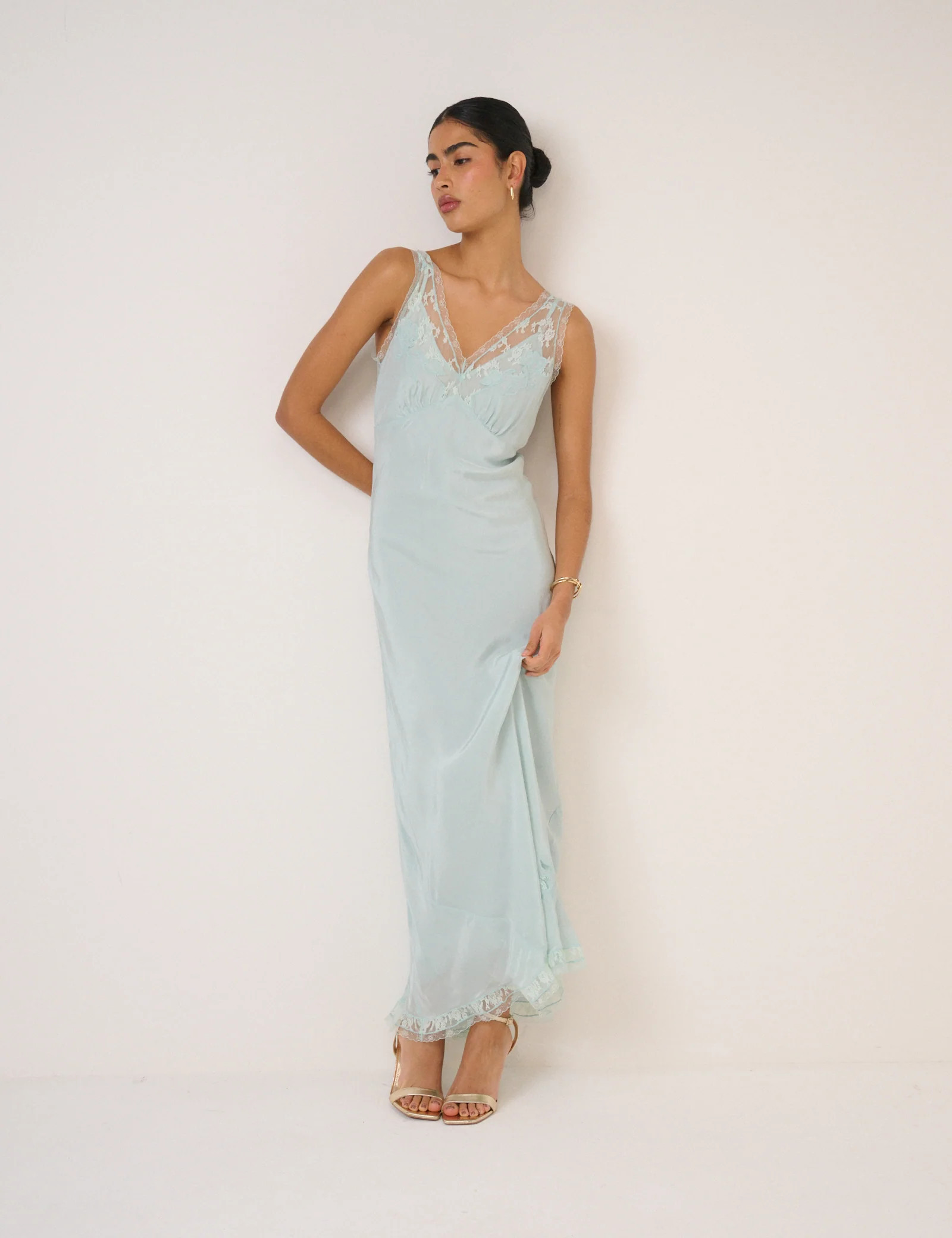 Blue Lace Lenora Maxi Dress | Nobody's Child