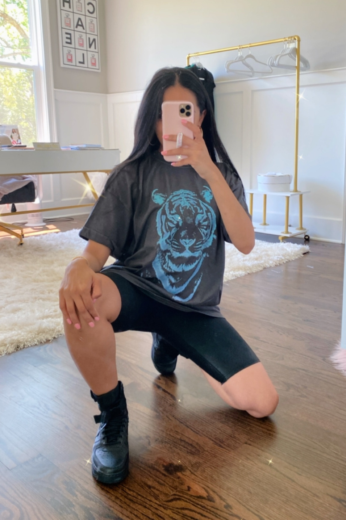 Tiger graphic tee biker shorts

#LTKunder50 #LTKsalealert #LTKstyletip