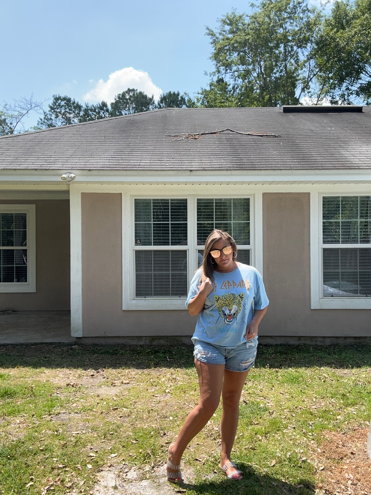 Target finds
Graphic tee
Jean shorts 

#LTKover40 #LTKfindsunder50 #LTKmidsize