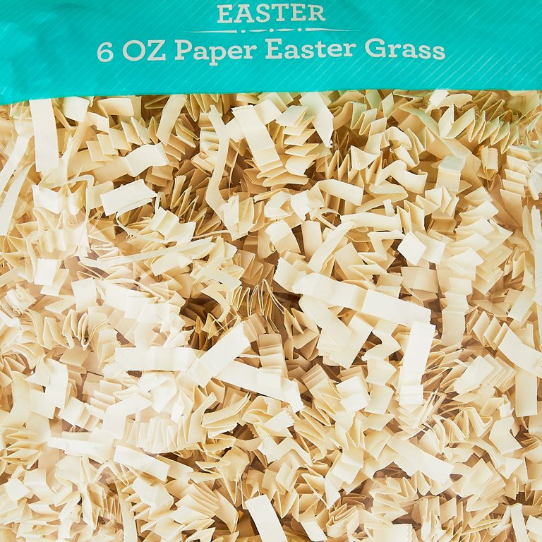 Easter Paper Easter Grass, Ivory, by Way To Celebrate | Walmart (US)