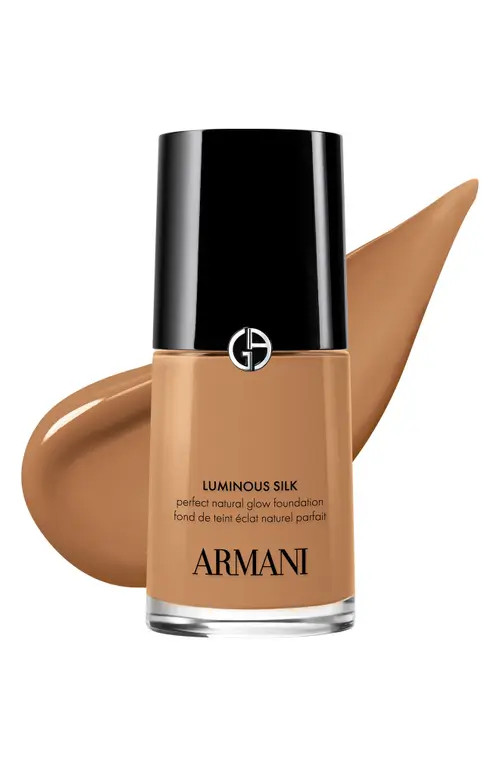 ARMANI beauty Luminous Silk Natural Glow Blurring Foundation with 24-Hour Wear in 8.6 Tan Neutral Golden at Nordstrom, Size 1 Oz | Nordstrom