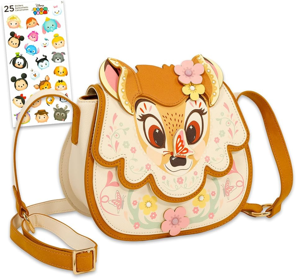 Bambi Purse for Women - Disney Handbag Bundle with Bambi Crossbody Bag for Women Plus Stickers | ... | Amazon (US)