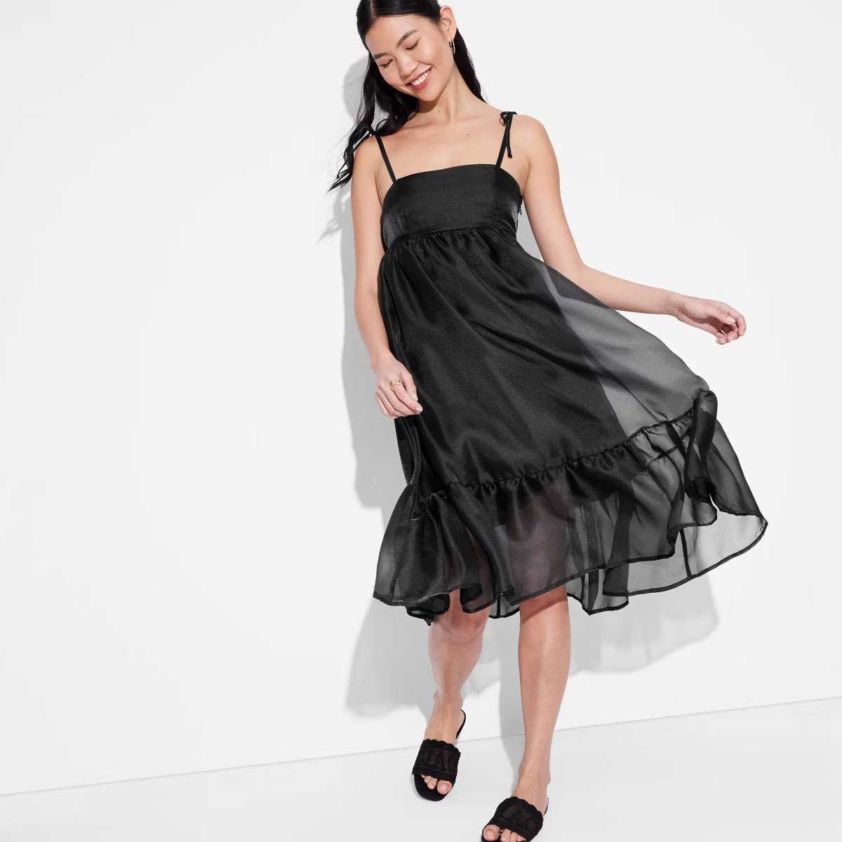 Women's Organza Midi Babydoll Dress - Wild Fable™ | Target