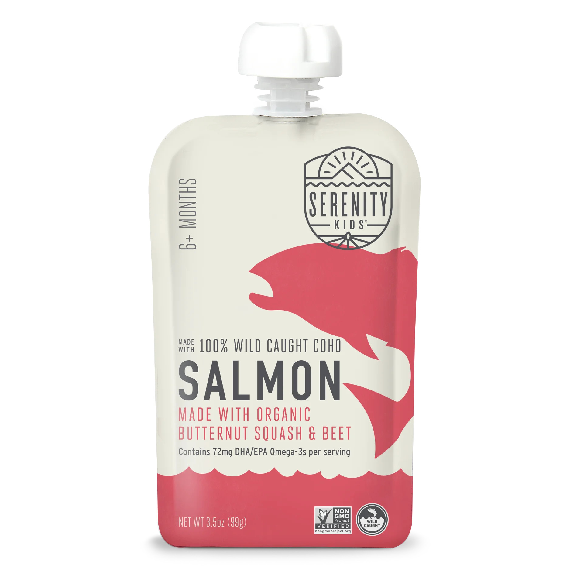 Serenity Kids Wild Caught Salmon with Organic Butternut Squash and Beet Baby Food | Walmart (US)
