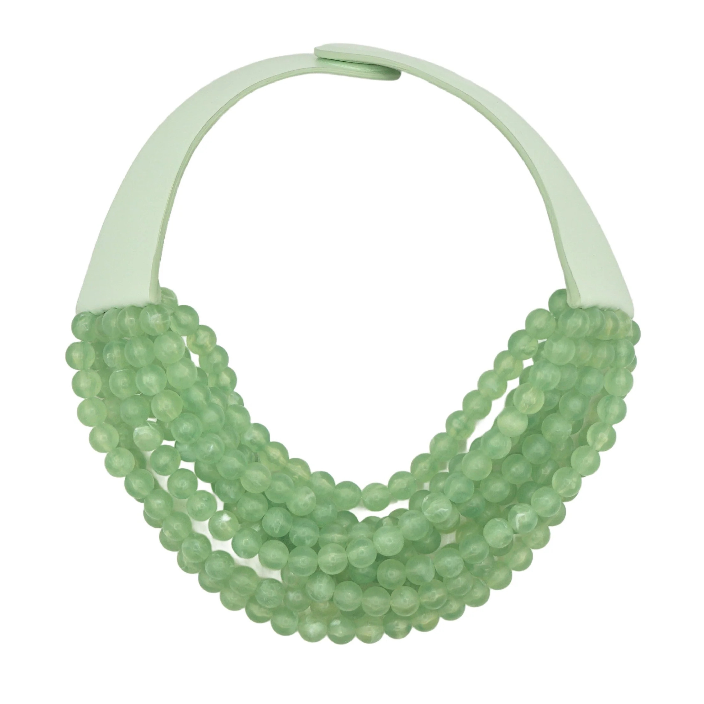 Medium Bella Matte Jade Necklace | Fairchild Baldwin