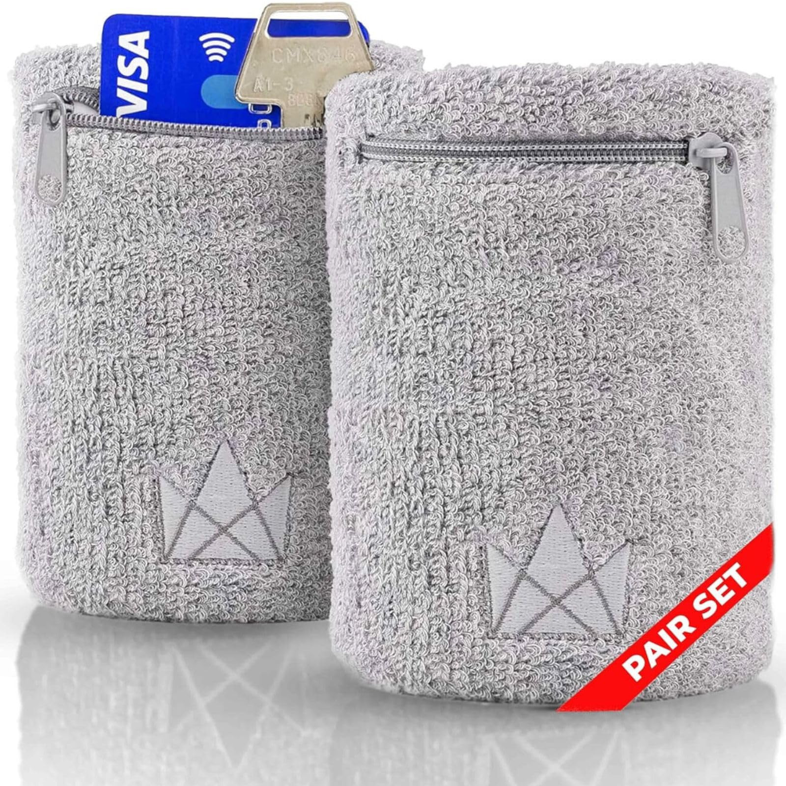 The Friendly Swede Wrist Wallets for Men & Women — Wristband Pocket with Zipper for Jogging, Cy... | Amazon (US)