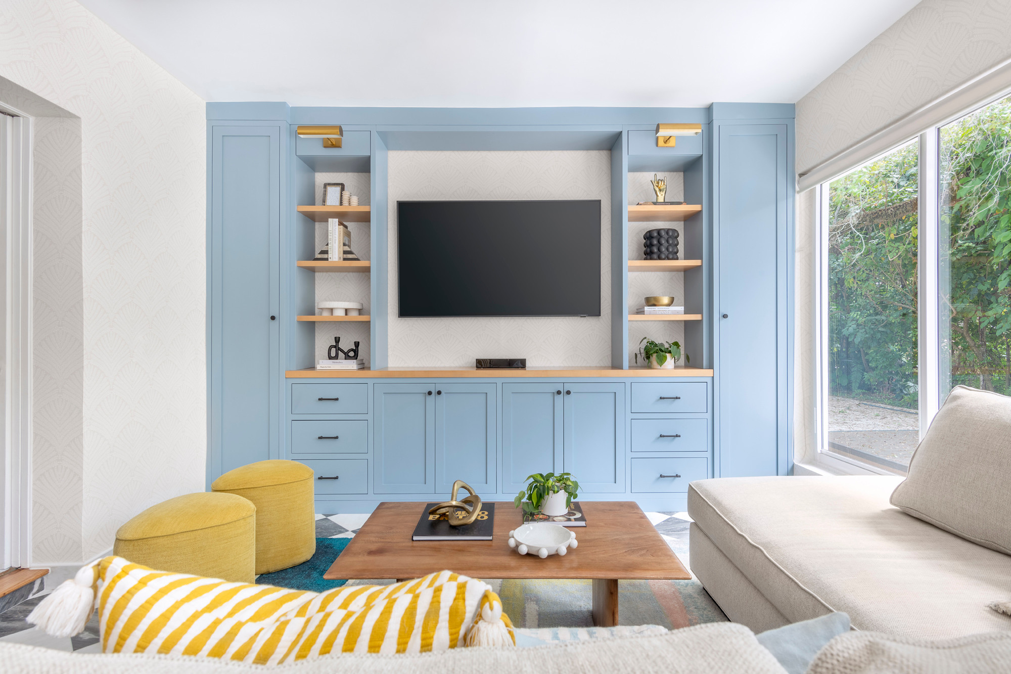 We blended our client’s love for vibrant Moroccan eclectic aesthetics with the sleek sophistication of mid-century modern flair in this Coral Gables home.  

 #LTKHome #LTKKids #LTKFamily