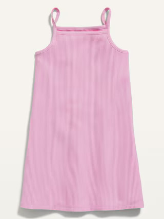 Sleeveless Rib-Knit Dress for Toddler Girls | Old Navy (US)