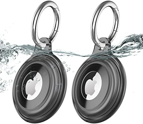 2 Pack IPX8 Waterproof AirTag Keychain Holder Case, Lightweight , Anti-Scratch, Easy Installation,So | Amazon (US)