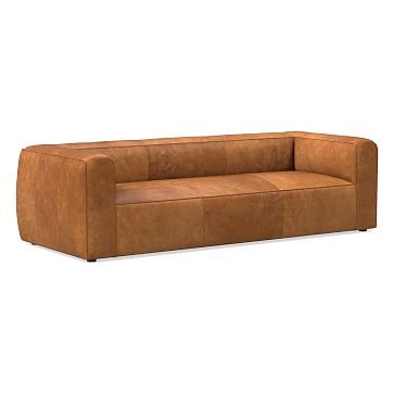 Thierry Leather Sofa (96&quot;) | West Elm (US)