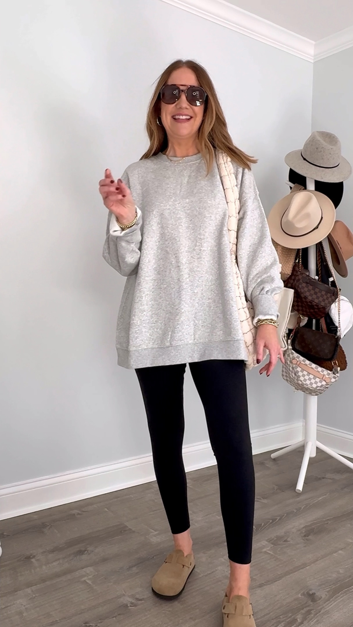 The $11 sweatshirt you’ll want in every color! This is THE perfect fall basic and long enough for leggings. You don’t need to size up for this fit.

Walmart fashion find, fall outfit, cut and comfy, leggings outfit, tunic sweatshirt, fall trends 2024, mom style, affordable fashion 



#LTKVideo #LTKActive #LTKOver40
