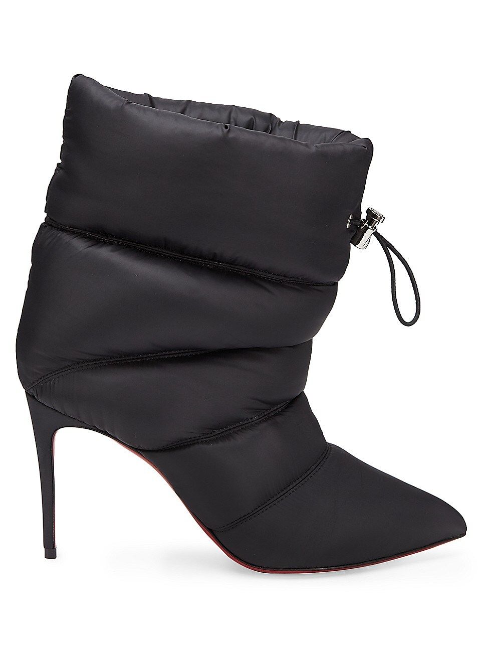 Christian Louboutin Women's Astro Pointue Quilted Ankle Boots - Black - Size 6 | Saks Fifth Avenue
