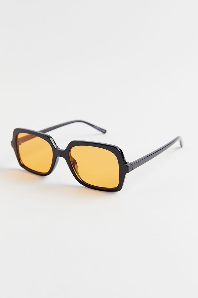 Ash Translucent Rectangle Sunglasses | Urban Outfitters (US and RoW)